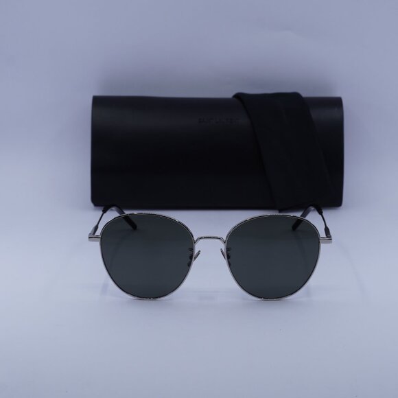 Saint Laurent SL311 001 Square Sunglasses - Silver/Grey - Picture 6 of 8